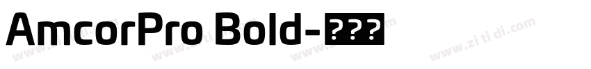 AmcorPro Bold字体转换